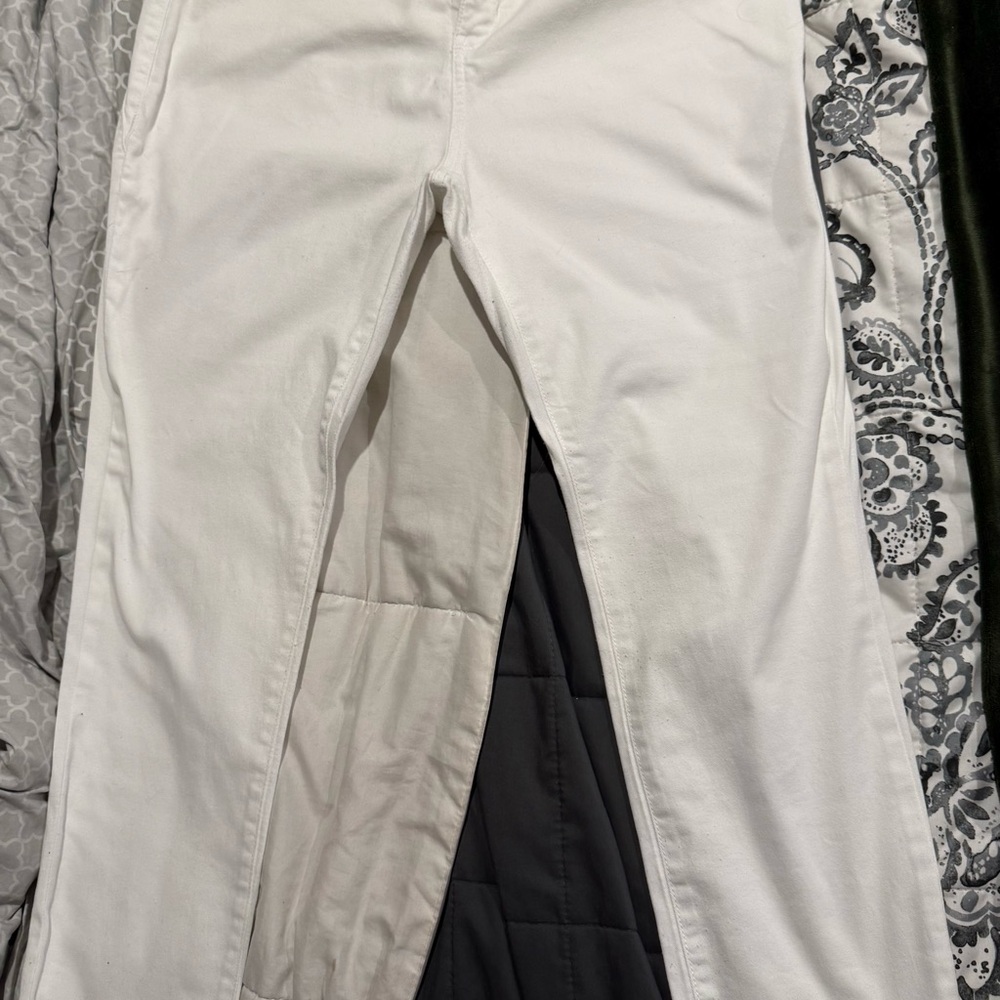 Iman Global Chic 360 Stretch White Skinny Jeans Size 16 Womens Petite